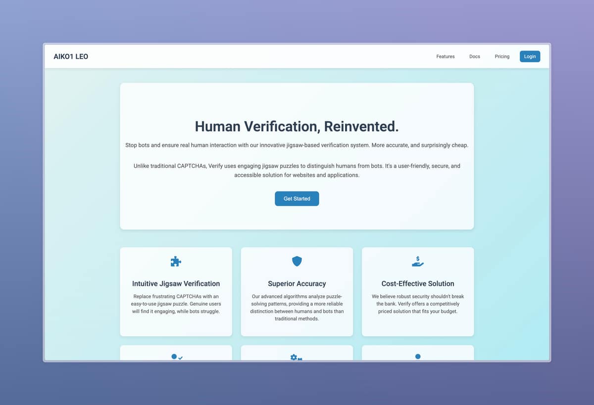 AIKO LEO: Puzzle Verification API